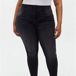 Corset Skinny Premium Stretch High-Rise Jean Size 12S